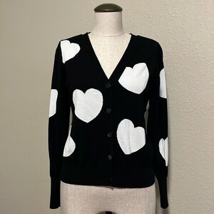 Heart Cardigan Sweater